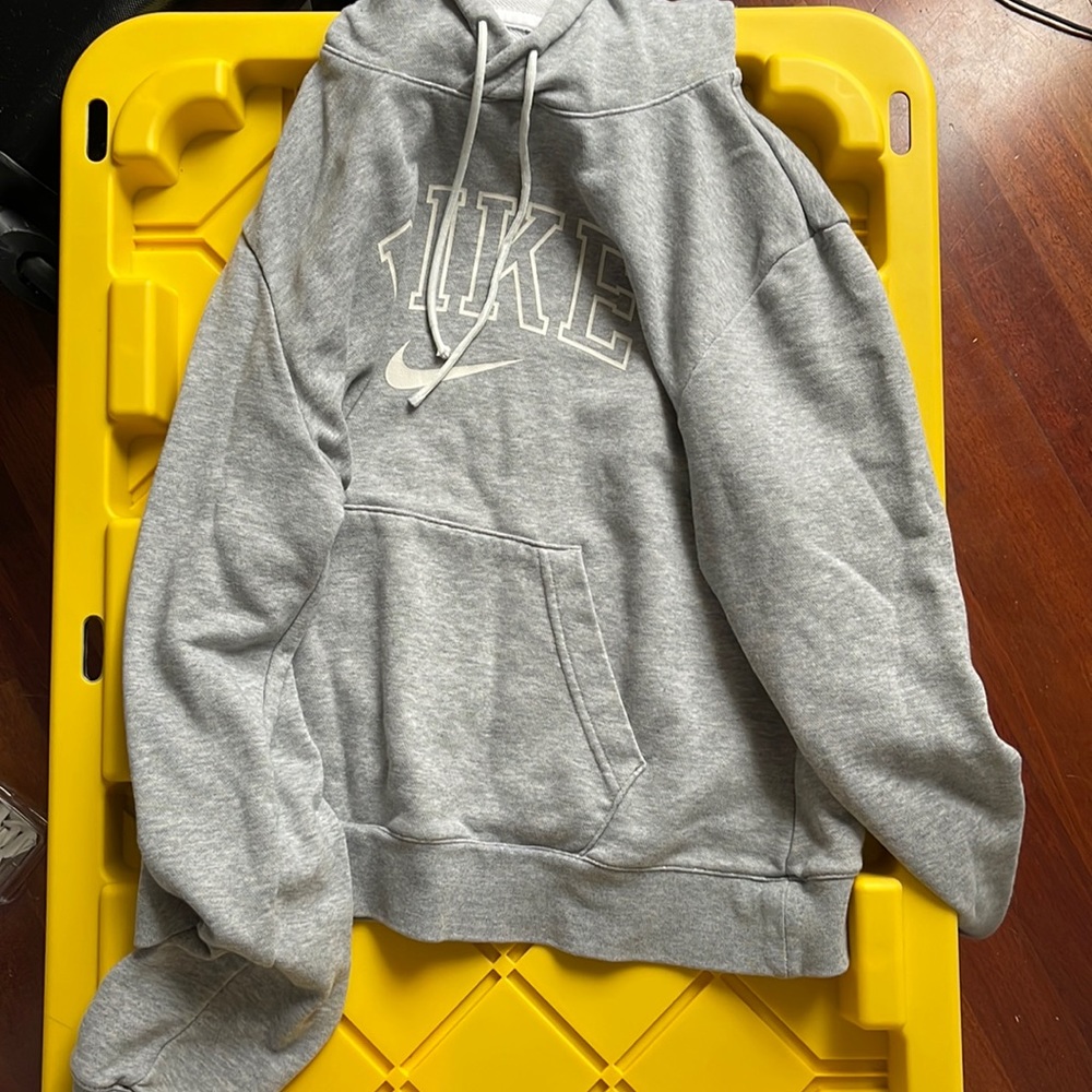 light gray nike hoodie